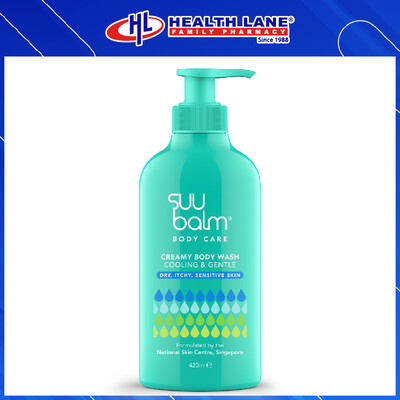 SUU BALM DUAL COOLING & MOISTURISING CREAM BODY WASH (420ML)